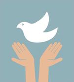 Peace Dove Flying Hands