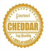 Gourmet Cheddar Rubber Stamp