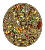 Colorful Doodles in Square artwork
