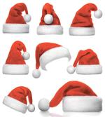 Santa Hats Pattern