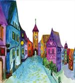 European House Scenery artwork