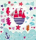 Sailing Ship Anchor Sea