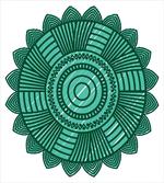 Round Eastern Flower
