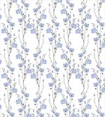 Blossoming Flax Flowers