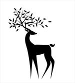Abstract Reindeer Leaf
