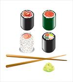 Japan Sushi and Chopsticks