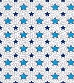 Blue Toned Cartoon Motifs