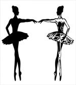 Dancers in Classic Dresses