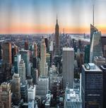 NYC Manhattan Skyline Dusk