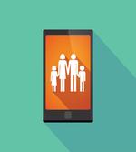 Cartoon Family Silhouette