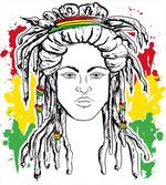 Grunge Flag Colors Reggae