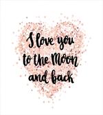 Love Words on Dotwork Heart