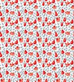 Leaves Happy Birds and Pears
