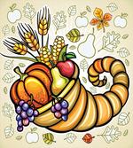 Cornucopia Theme Food