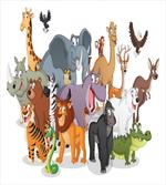 Cheerful Woodland Fauna artwork