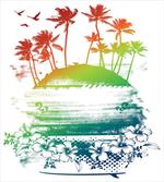 Grunge Summer Scenery