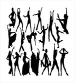 Dancer Silhouettes