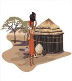 Woman with Pot