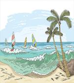 Windsurfing Sketch