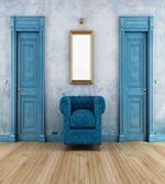 Empty Old Living Room