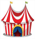 Nostalgic Circus Flag