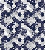 Patchwork Style Dots Star