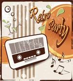 Party Art with Old Radio