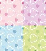 Hearts Dots Colorful