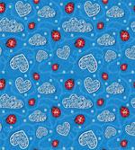 Ladybugs Hearts Clouds