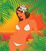 White Bikini Girl