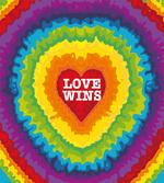 Love Wins Tie Dye Effect artwork