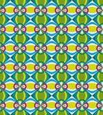 Floral Curvy Checked