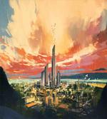 Modern Harbor Cityscape