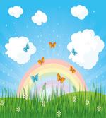 Meadow Butterfly Rainbow