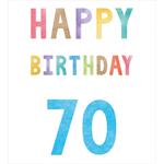 Abstract 70 Birthday