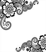 Floral Oriental Art Ornament artwork