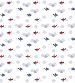 Cartoon Planes in Sky