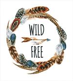Wreath with Bird Design