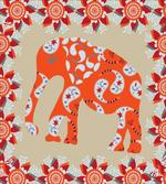 Orange Flower Blossoms artwork