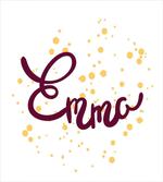 Girl Name Curved Font