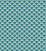 Floral Ornament in Blue