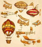Vintage Baloons Planes