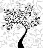 Curly Branches in Spring