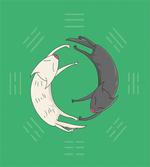 Sleeping Cats Trigrams artwork