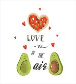 Valentine Fruit Couple