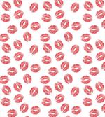 Red Lipsticks Kiss Marks