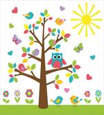 Colorful Tree Owl