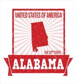 Grungy Theme State Map artwork