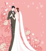 Bride Groom Dancing Floral