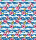 Lilies Striped Grunge artwork